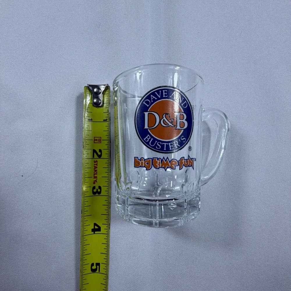 Dave‎ and Busters Shot Glass Lot of 5 Dallas Spring Fling 2002 Arcade Barware